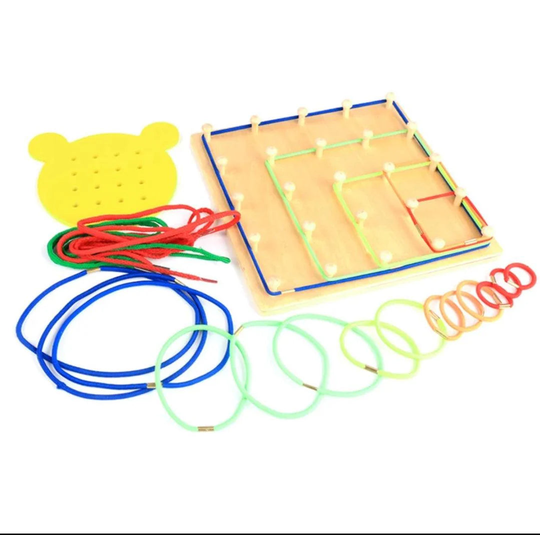 Wooden Geoboard Geometric Mathematics Teaching Tool product image 6