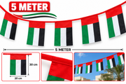 UAE flag bunting small-size decoration reference photo