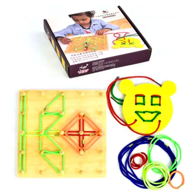 Wooden Geoboard Geometric Mathematics Teaching Tool product image 7