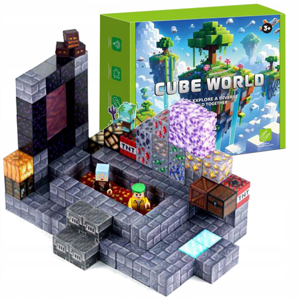 Cube World Magnet Toy Set product image 3