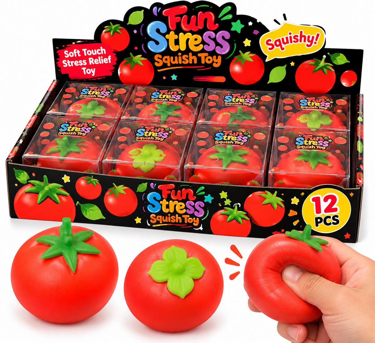Tomato crunchy squishy
