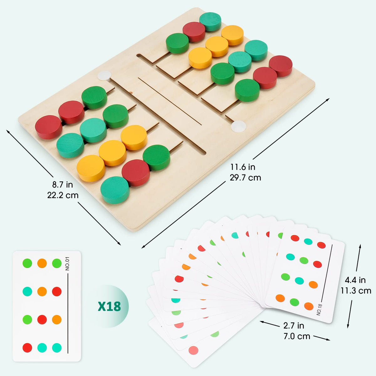 Color Sorting Wooden Toys product image 3