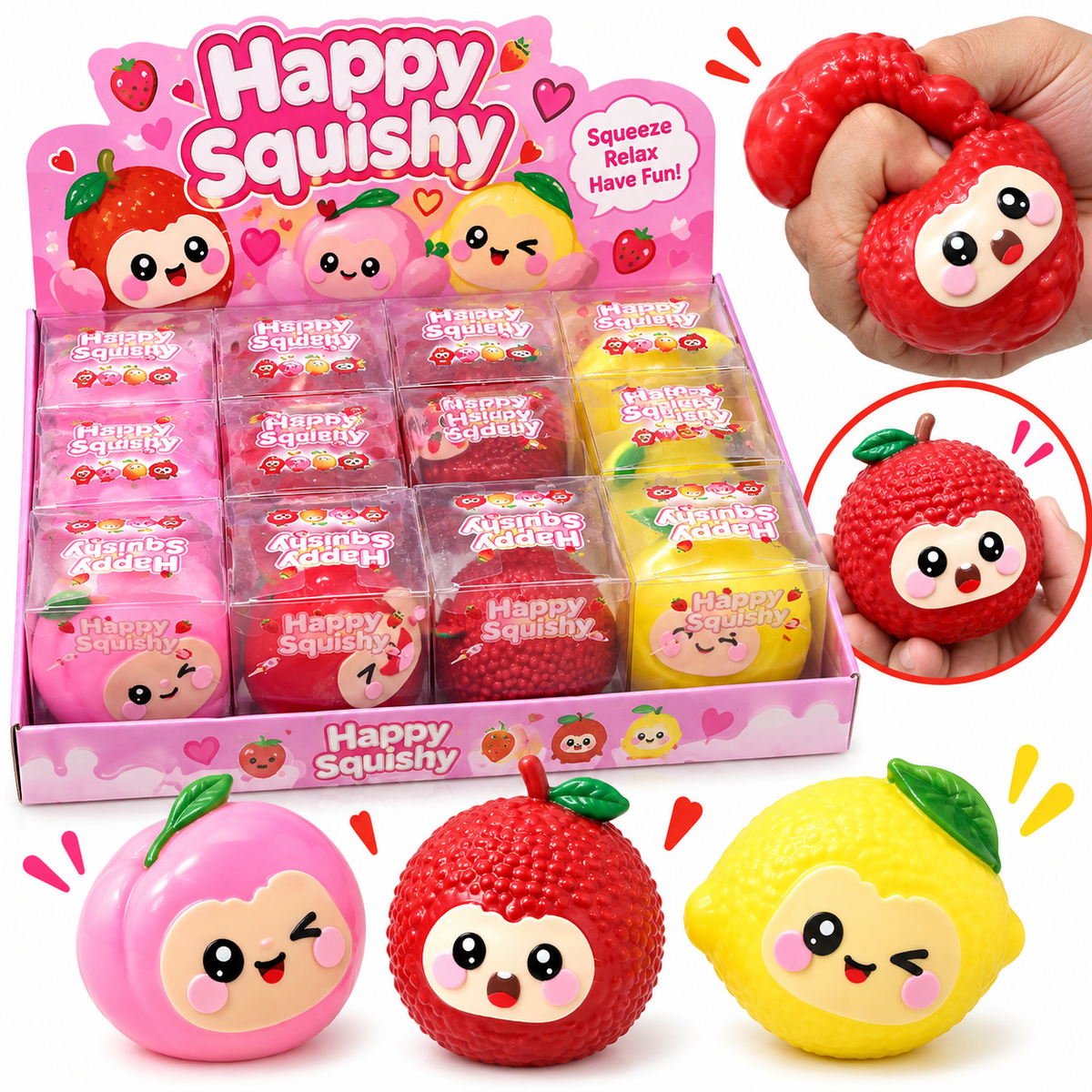 Happy fruit crunchy squishy