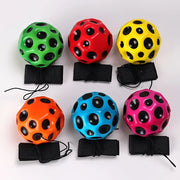 Moon bouncing ball with handle
