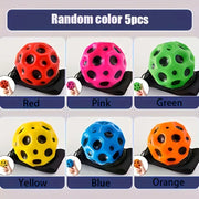 Moon bouncing ball with handle