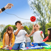 Moon bouncing ball with handle