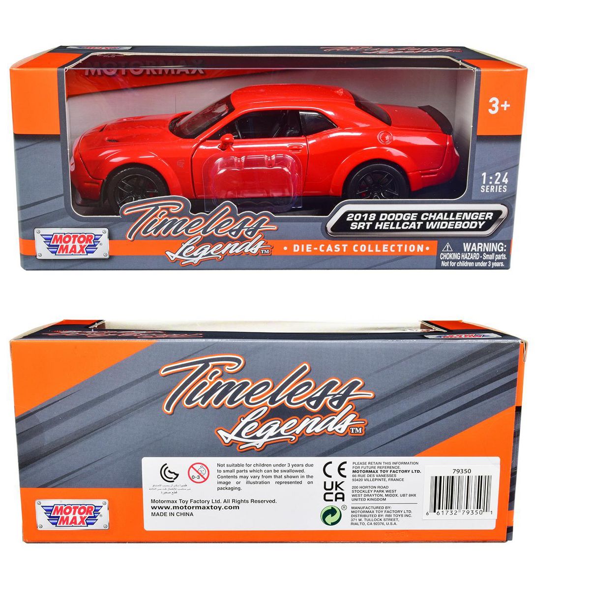 2018 Dodge Challenger SRT Hellcat Widebody 1:24 product image 8