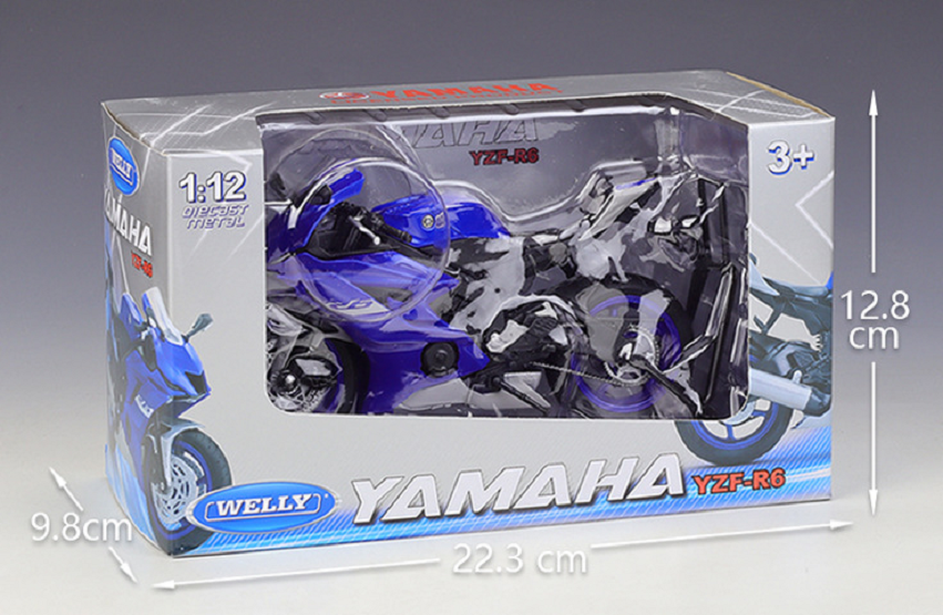 Yamaha YZF-R6 Die-Cast Motorcycle 2020 model 1:24 product image 5