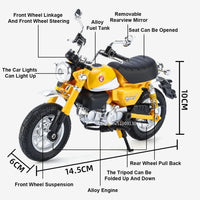 Honda Monkey 125 Die-Cast Motorcycle 1:24 product image 8