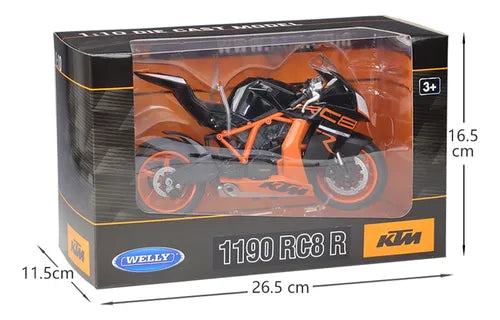 KTM 1190 RC8 R Die-Cast Motorcycle 1:24 product image 7
