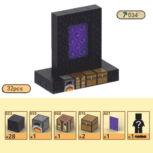 Cube World Magnetic Building Blocks: Portal T034 product image 2