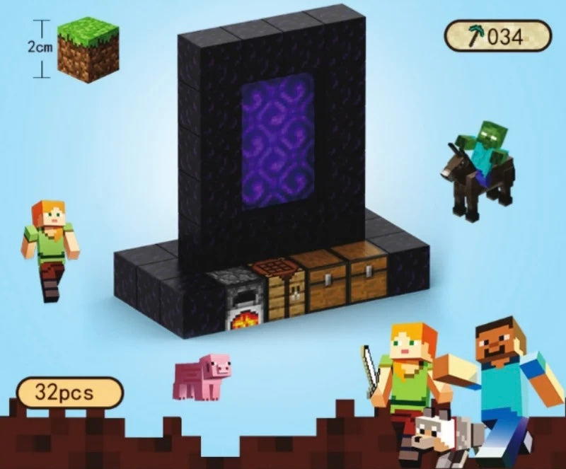 Cube World Magnetic Building Blocks: Portal T034 product image 4