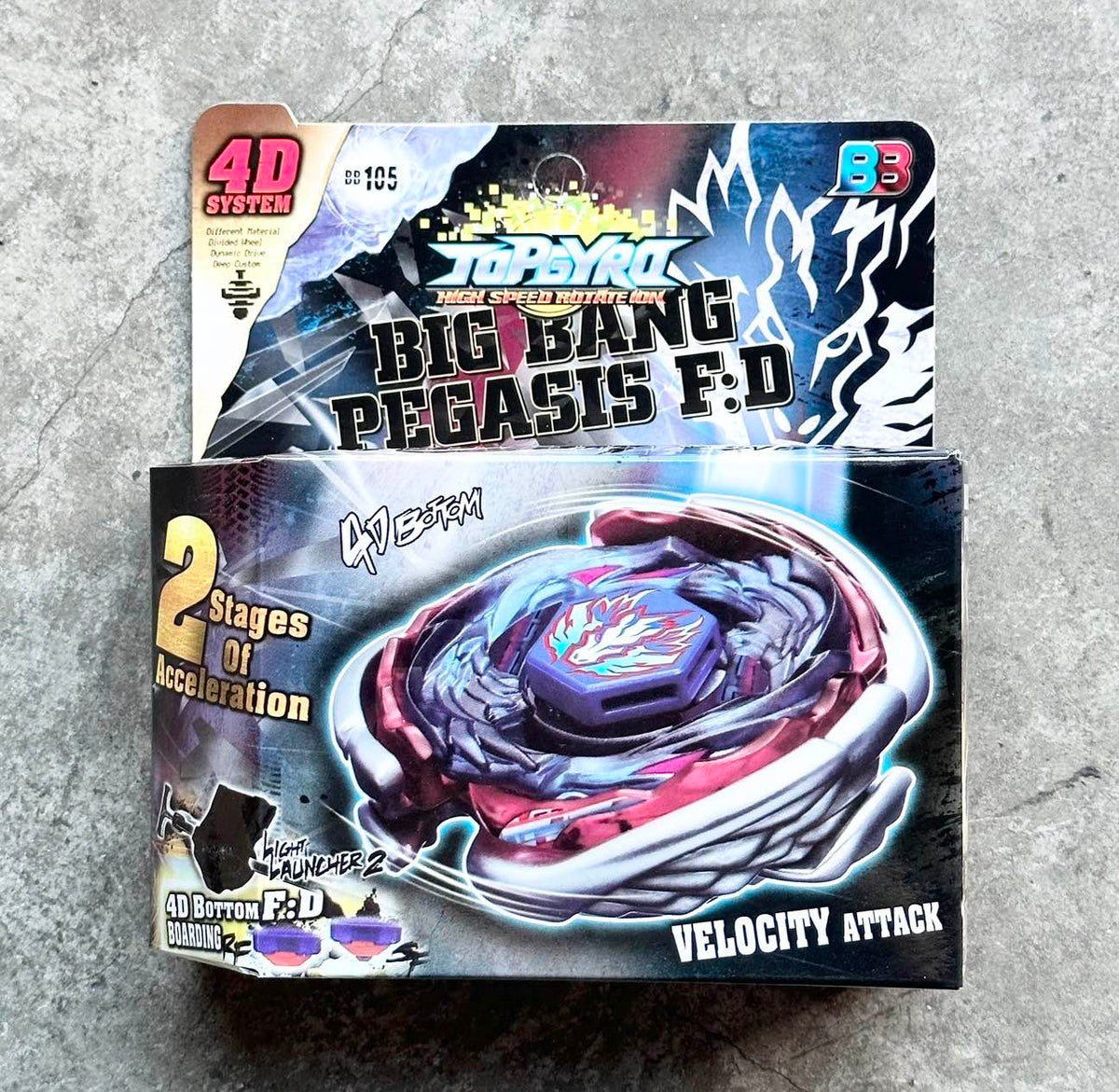 Metal Spinning Battle Top – Choose Your Style - Pegasus Style image 4