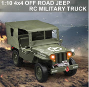 RC Military Jeep car rock crawler 1:10 product image 4