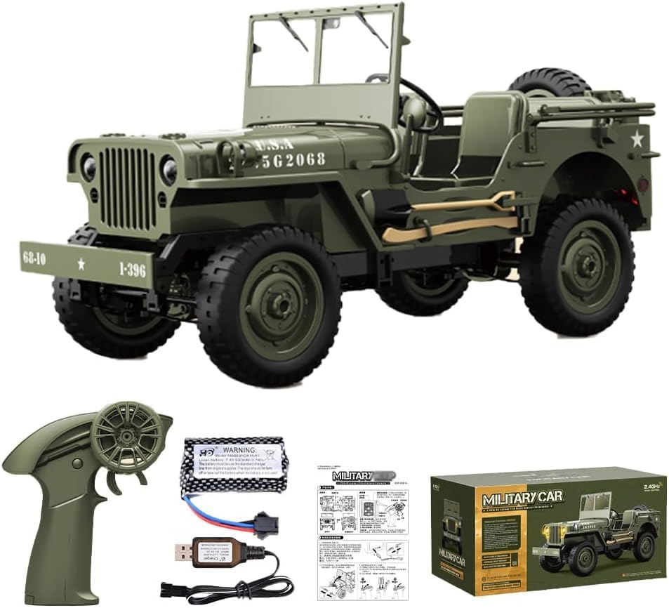 RC Military Jeep car rock crawler 1:10 product image 8