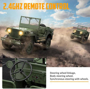 RC Military Jeep car rock crawler 1:10 product image 9