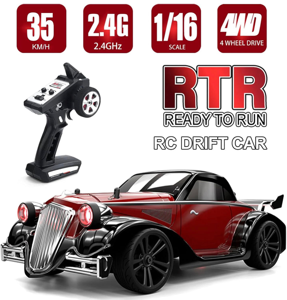 Vintage RC Drift Car 1:16 product image 10