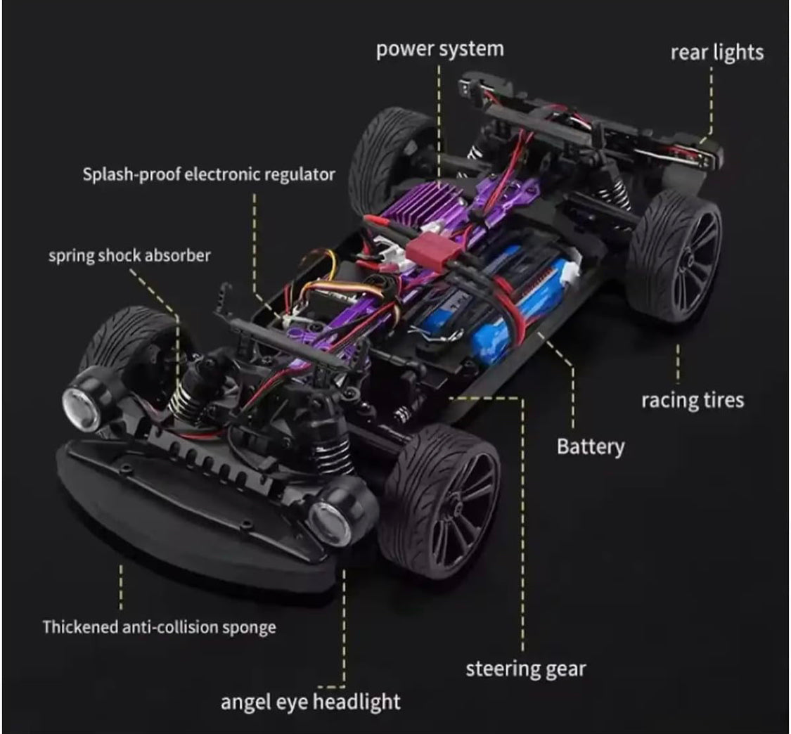 Vintage RC Drift Car 1:16 product image 11