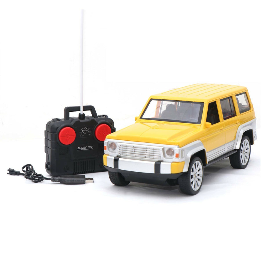 yellow RC car 1:12
