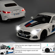 BMW Z4 1:24 diecast toy car interior detail