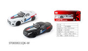 BMW Z4 1:24 diecast toy car top view
