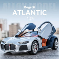 Bugatti Atlantic 1:24 diecast toy car interior detail