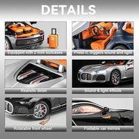 Bugatti Atlantic 1:24 diecast toy car top view