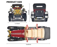 Vintage Classic 1:24 diecast toy car front angle view