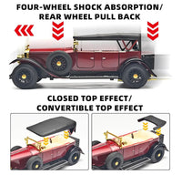 Vintage Classic 1:24 diecast toy car interior detail