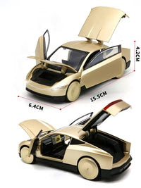 Tesla Cybercab 1:24 diecast toy car opening detail