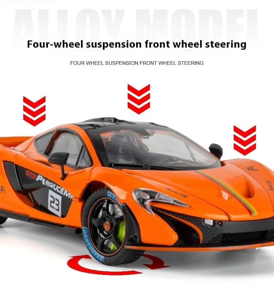 McLaren P1 1:24 diecast toy car interior detail