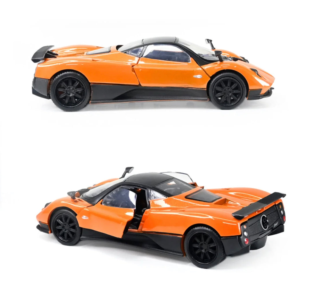 Pagani Zonda 1:24 diecast toy car side view