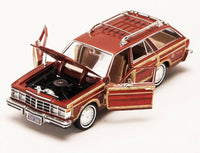 Vintage 1979 Chrysler 1:24 diecast toy car front angle view