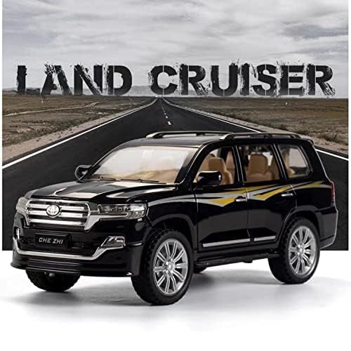 Toyota Land Cruiser 1:24 diecast toy car rear angle view
