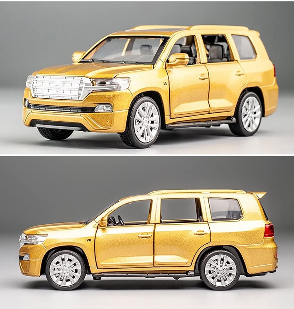 Toyota Land Cruiser 1:24 diecast toy car opening detail