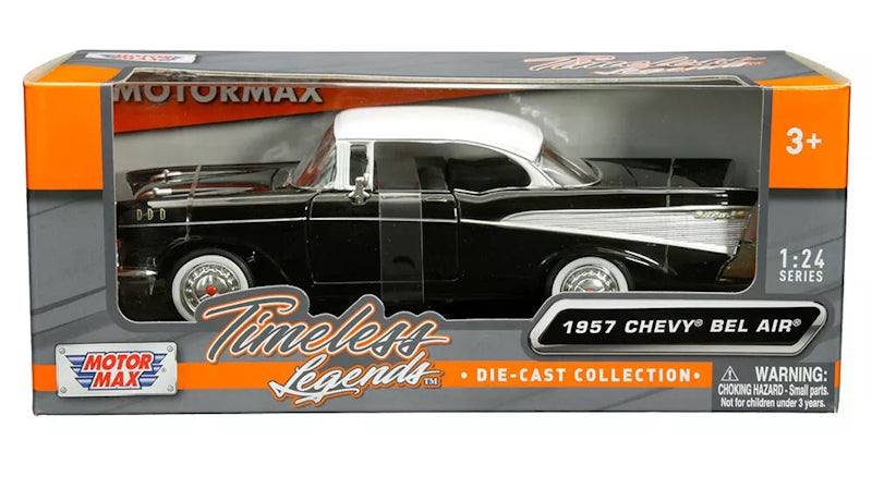 Chevrolet Bel Air 1:24 diecast toy car front angle view
