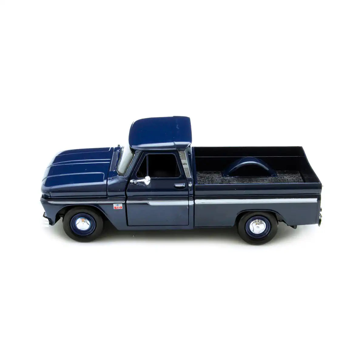 Chevrolet C10 Fleetside 1:24 diecast toy car rear angle view