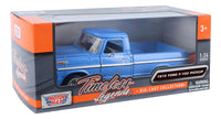 Ford F-100 Bumpside Pickup 1:24 diecast toy car front angle view