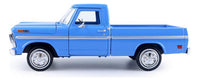 Ford F-100 Bumpside Pickup 1:24 diecast toy car rear angle view