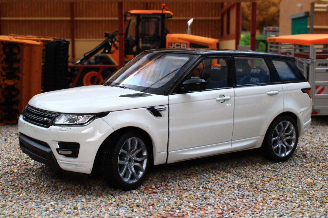 Range Rover Sport 1:24 diecast toy car front angle view