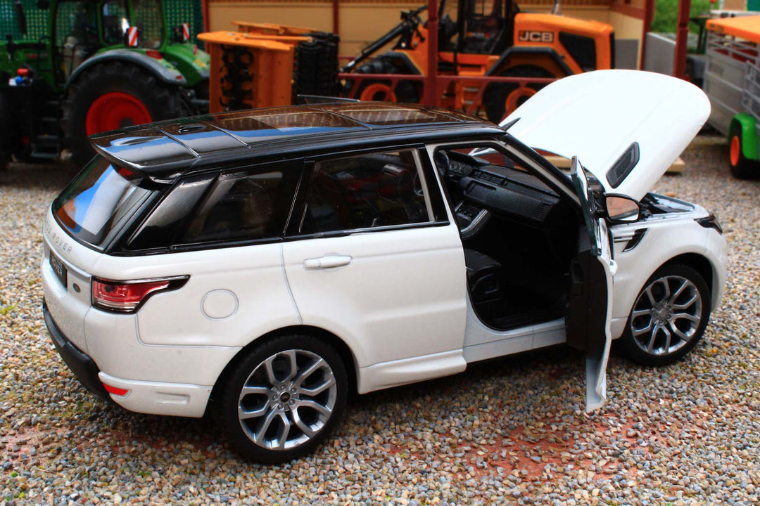 Range Rover Sport 1:24 diecast toy car top view