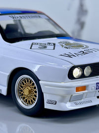 BMW M3 E30 DTM 1:24 diecast toy car wheel detail