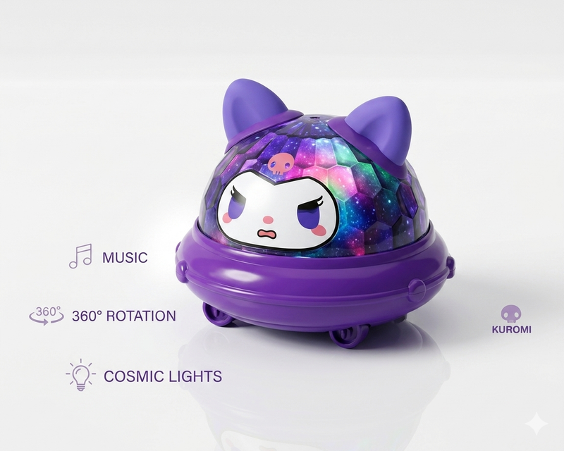 Cartoon Character Rotating Flying Saucer product image 1