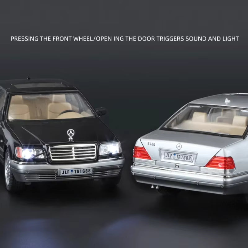 Mercedes-Maybach S-Class 1:24 diecast toy car front angle view