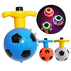 LED Music Flash Football Spinning Top