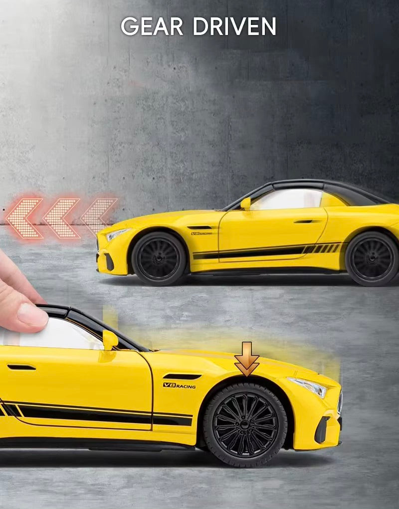 Mercedes-AMG SL63 1:24 diecast toy car front angle view