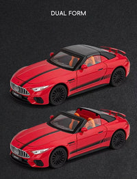 Mercedes-AMG SL63 1:24 diecast toy car rear angle view