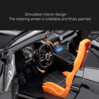 Mercedes-AMG SL63 1:24 diecast toy car top view