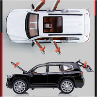 Toyota Land Cruiser Prado 1:24 diecast toy car opening detail