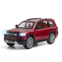 Toyota Land Cruiser Prado 1:24 diecast toy car top view
